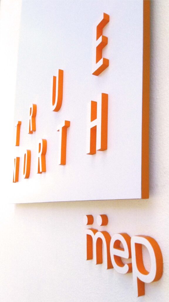 true north signage